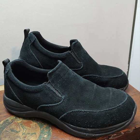 L.L. Bean black suede slip on Men's Shoes Size 10.5 - Picture 16 of 16